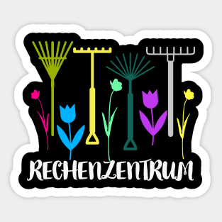 Rechenzentrum Garten Gärtner Humor Sticker